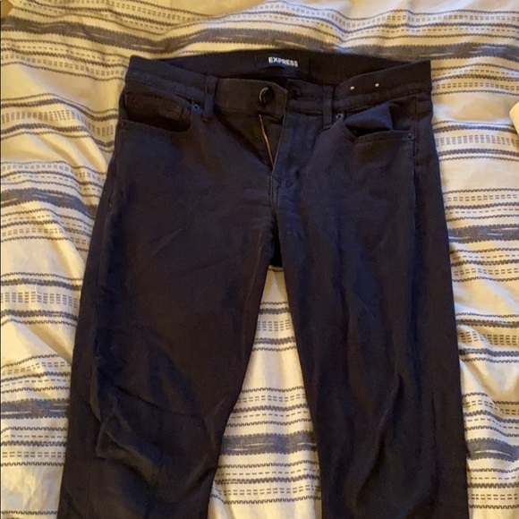 Express Brand black skinny jeans - Picture 2 of 5